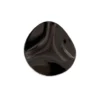 Amalia Knage - Sort Krom | Rund | Stor