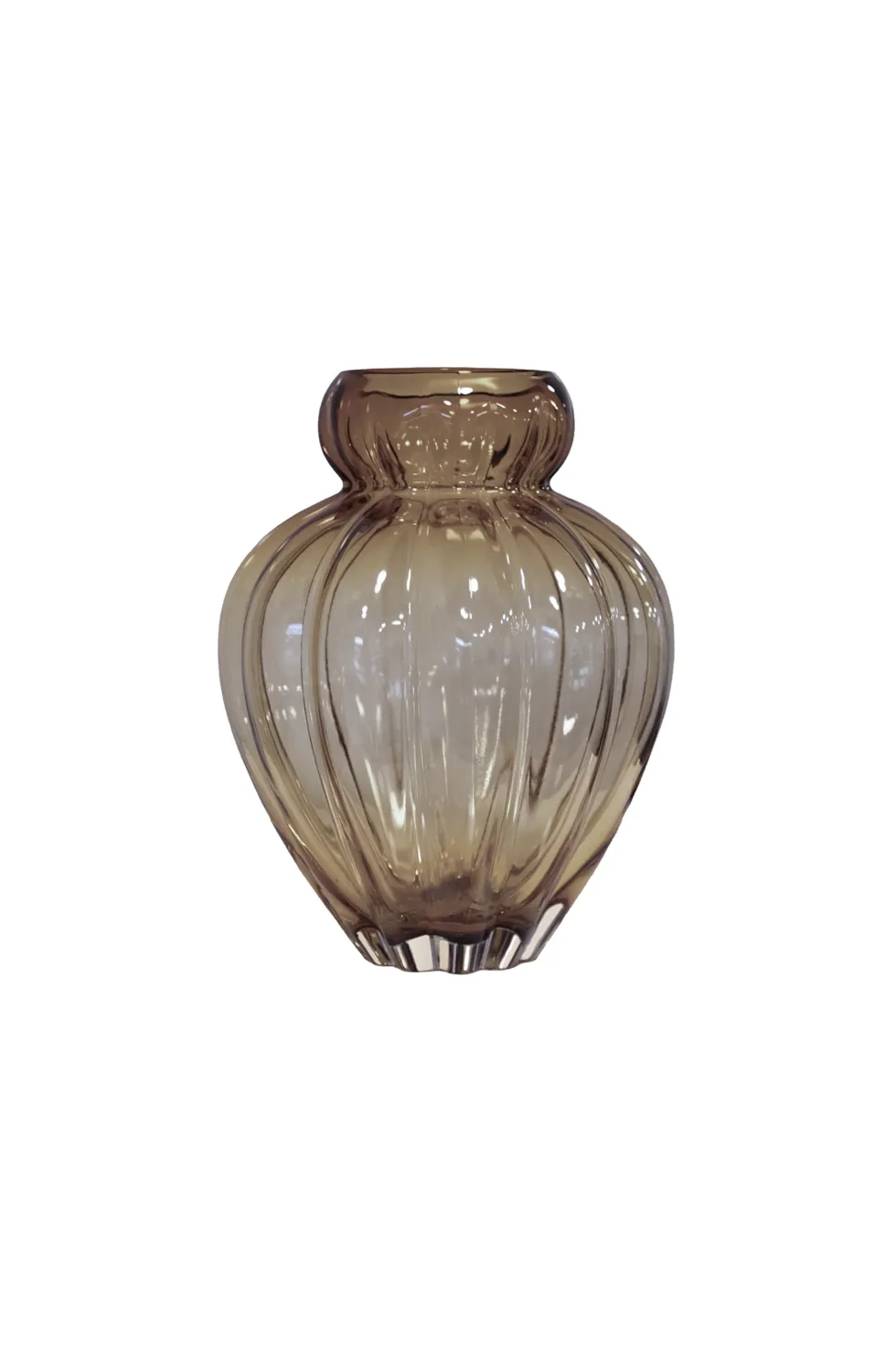 Audrey Vase - Smokey brown | Lille