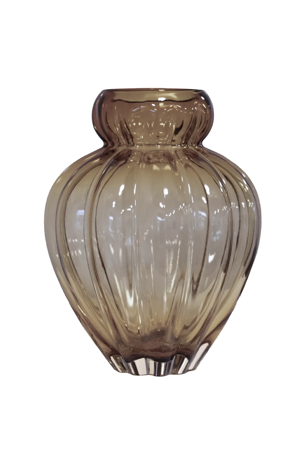 Audrey Vase - Smokey brown | Stor