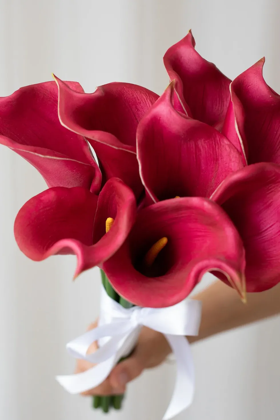 Brudebuket Calla lilje - lilla