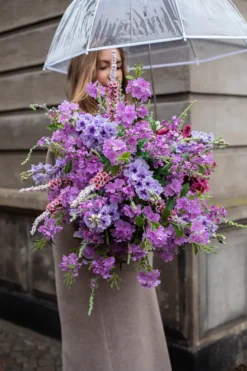 Consolida Kunstig Blomst - Lyselilla