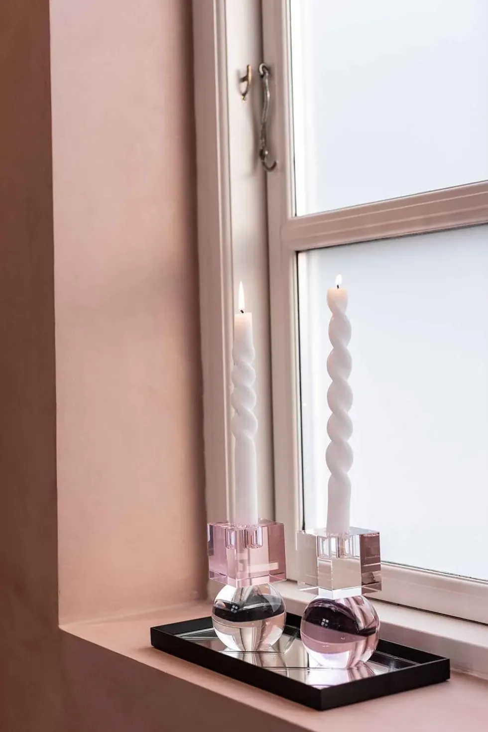 Crystal Color Crush - Pink/Clear Couple