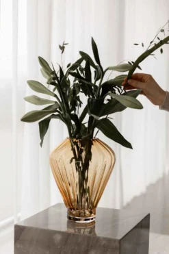 Evelyn Vase - Amber | Mellem