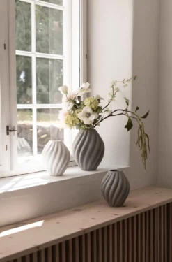 Flora Vase - Grå | Stor