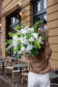 Fontanesia Kunstig Blomst - Hvid