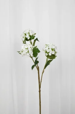 Hortensia Kunstig Blomst - Hvid | Gren