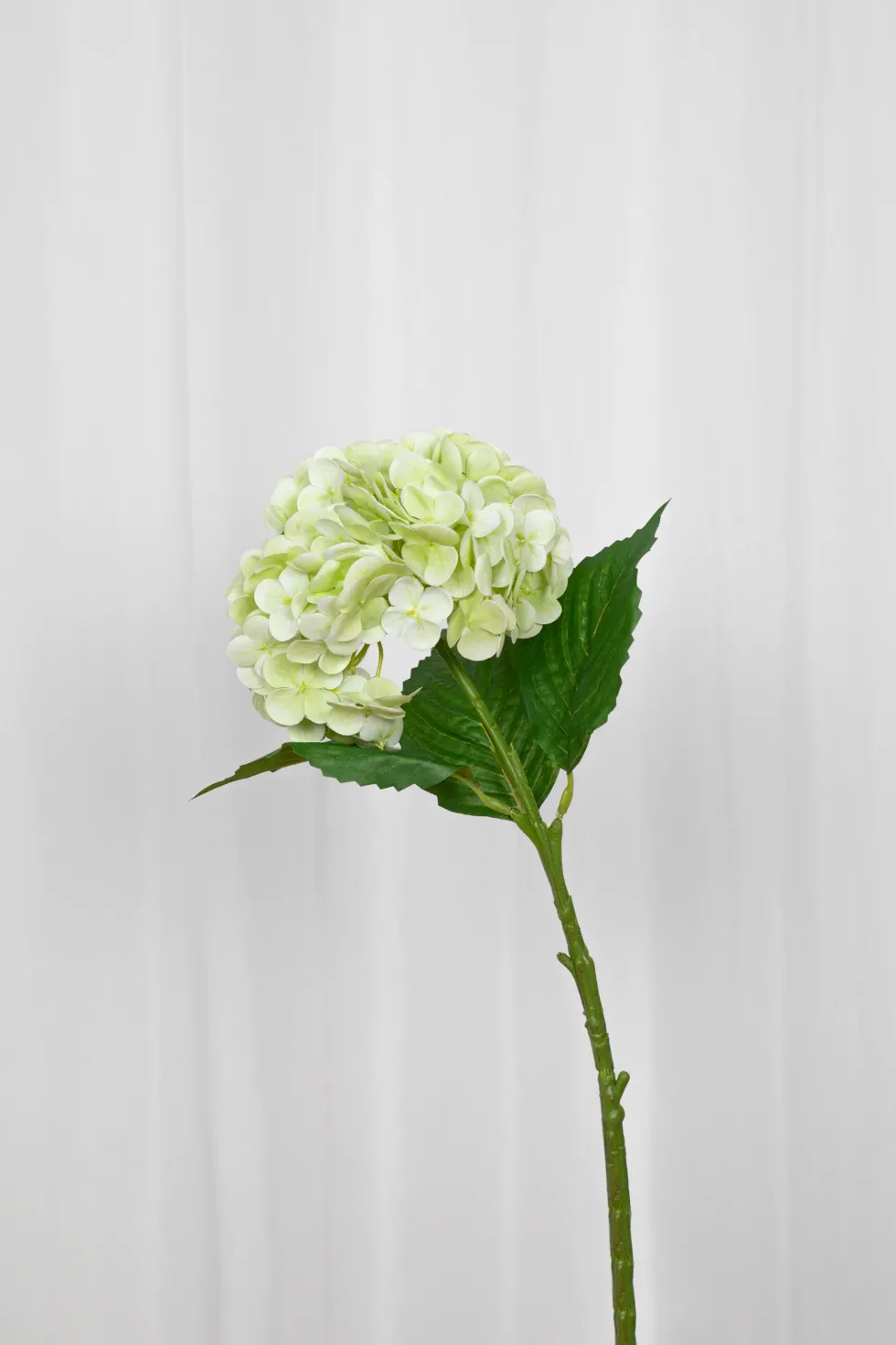 Hortensia Kunstig Blomst - Lysegrøn | Stor