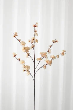 Kirsebærgren Kunstig Blomst - champagne