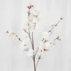 Kirsebærgren Kunstig Blomst - Hvid