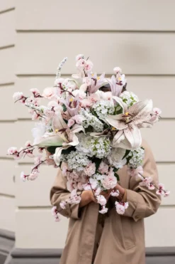 Kirsebærgren Kunstig Blomst - Rose