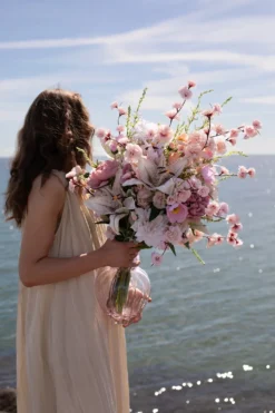 Kirsebærgren Kunstig Blomst - Rose