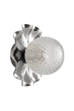 Lea Lampe - chrome | harlequin glas