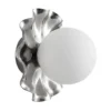 Lea Lampe - chrome | opal glas