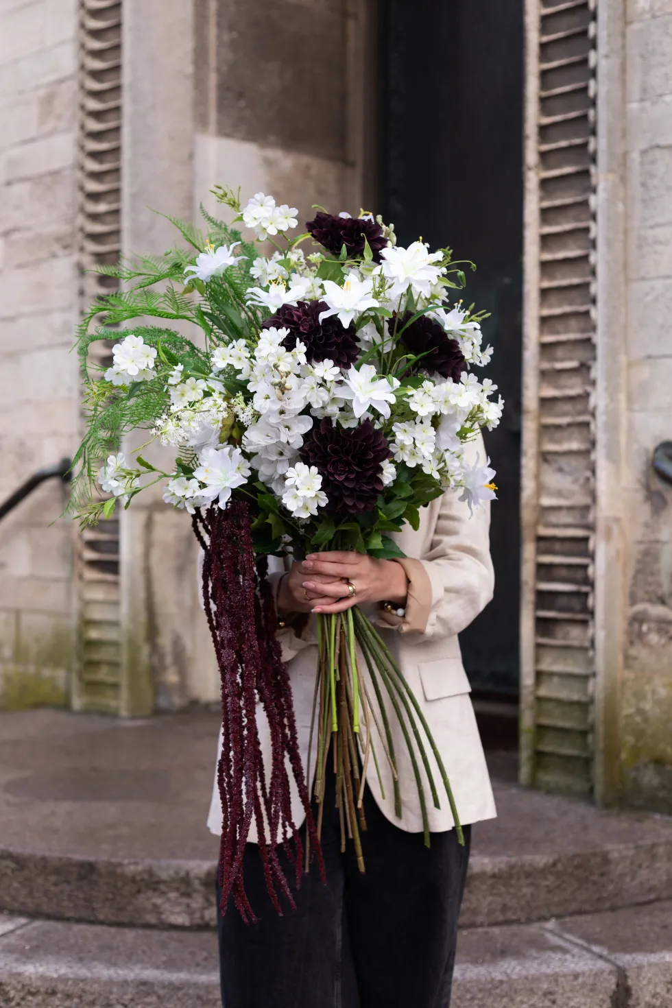 Lilje Kunstig Blomst - Hvid | Lille