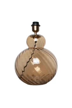 Lily Bordlampe - Brun | Swirl