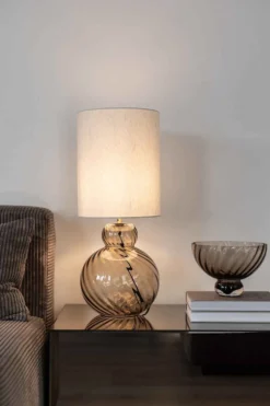 Lily Bordlampe - Brun | Swirl