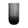 Meadow Swirl Cylinder Vase - Grå | Lille