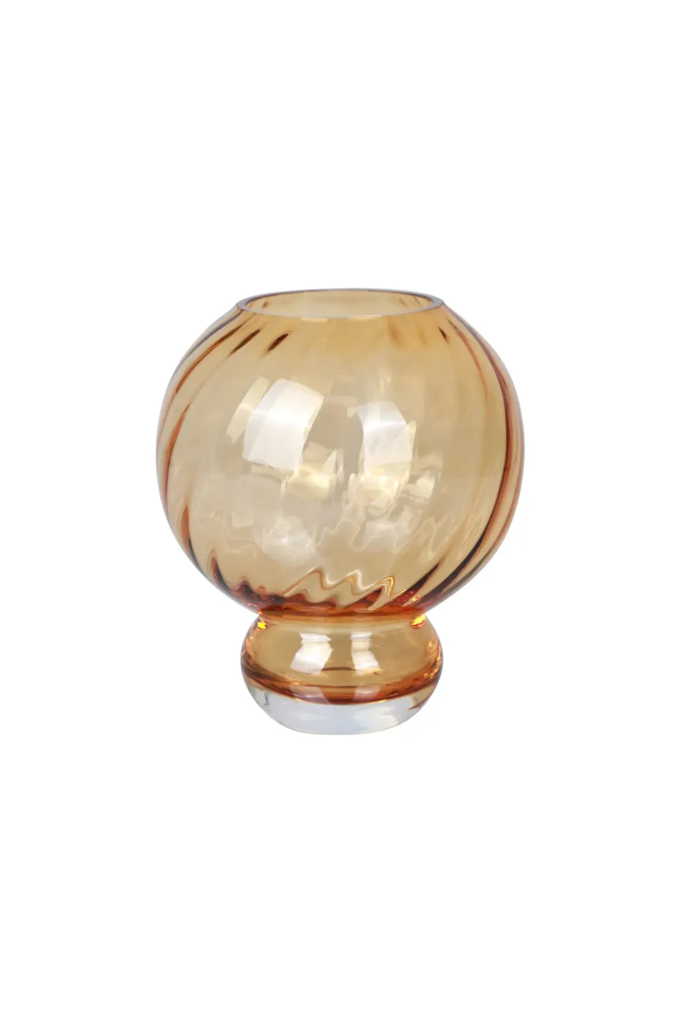 Meadow Swirl Vase - Amber | Lille