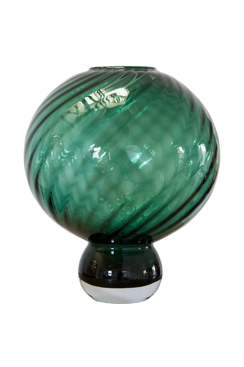 Meadow Swirl Vase - Grøn | Stor