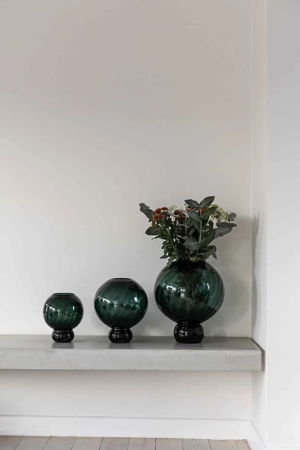 Meadow Swirl Vase - Grøn | Stor