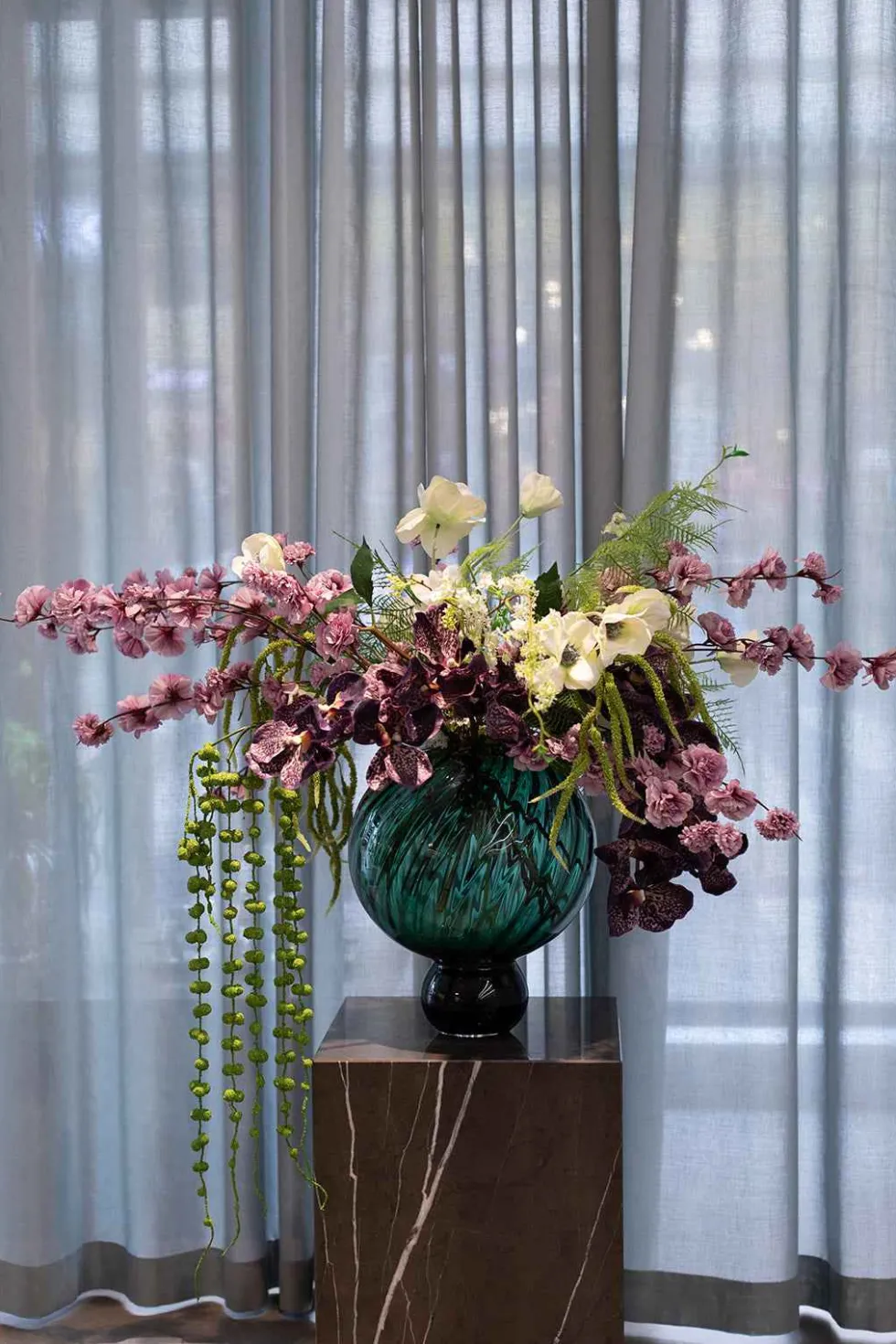 Meadow Swirl Vase - Grøn | Stor
