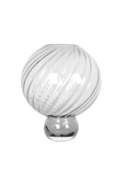 Meadow Swirl Vase - Klar | Mellem