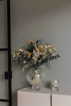 Meadow Swirl Vase - Klar | Mellem