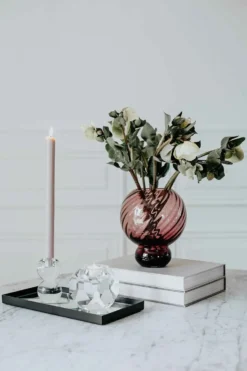 Meadow Swirl Vase - Plum | Lille
