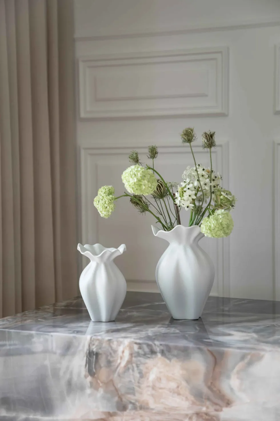 Nellie Vase - Off White | Lille