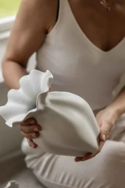 Nellie Vase - Off White | Mellem