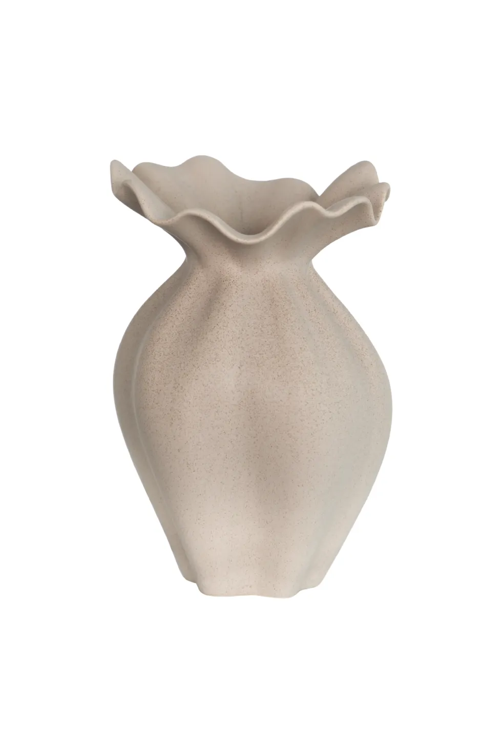 Nellie Vase - Sand | Mellem