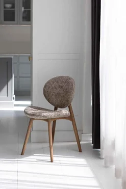 Nohr spisebordsstol - Brunolieret Eg | Caramel Teddy
