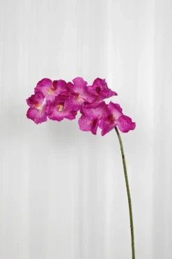 Orkidé Kunstig Blomst - Pink | 7 hoveder