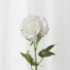 Pæon Kunstig Blomst - Hvid