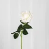 Rose Kunstig Blomst - Hvid