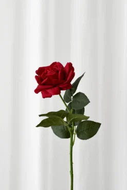 Rose Kunstig Blomst - Rød