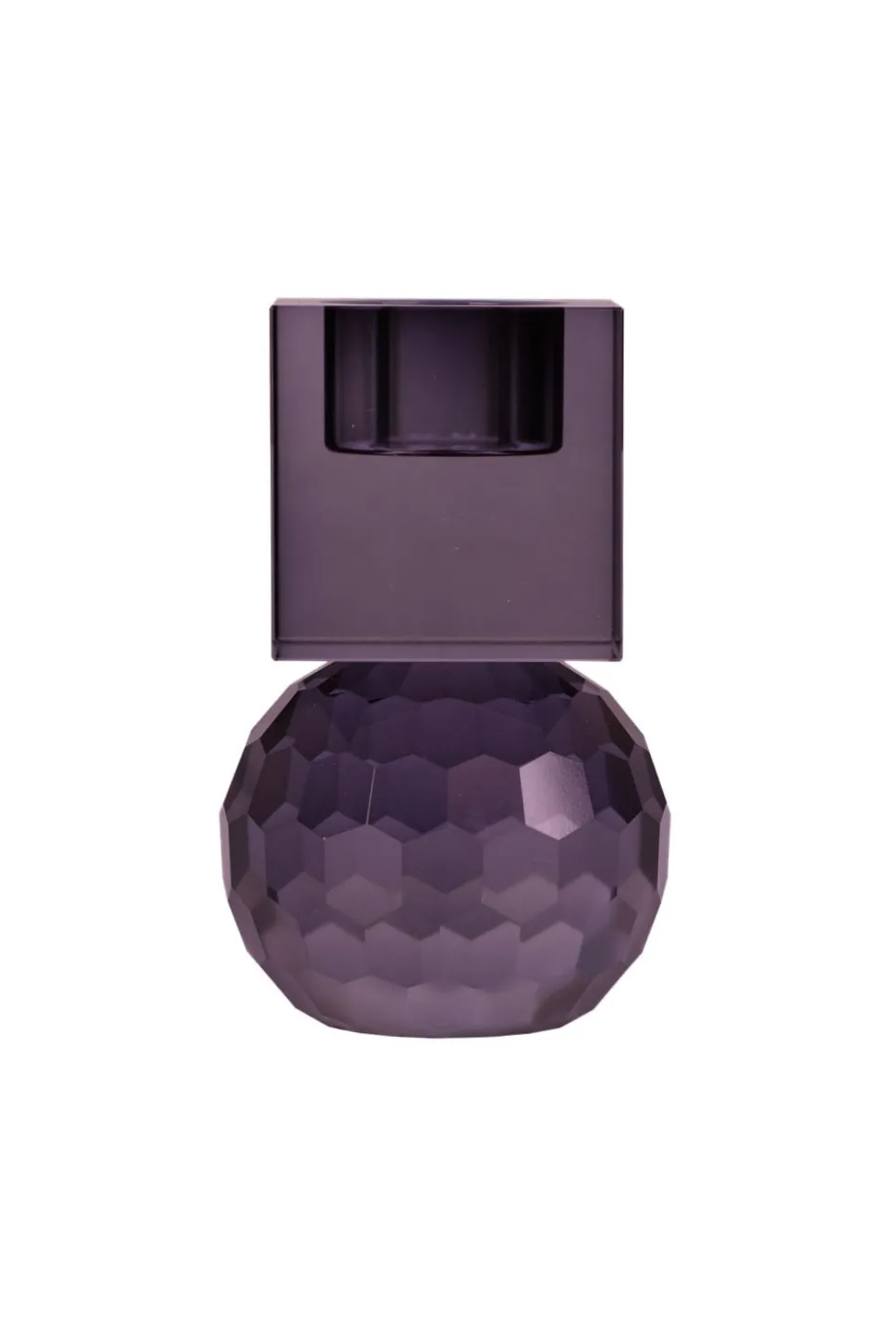 Shadow T-light Lysestage - Black Purple