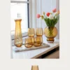 Shop looket - 6 stk. Meadow amber drikkeglas