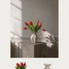 Shop looket - Tulipanbundt og Nellie vase - Rose