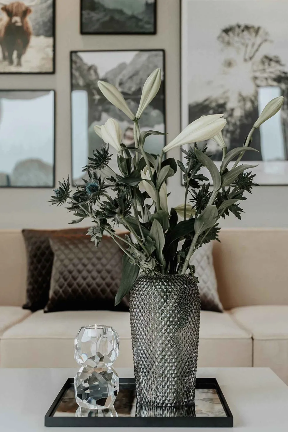Silo Vase - Lysegrå | Stor