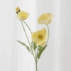 Valmue Kunstig Blomst - Gul