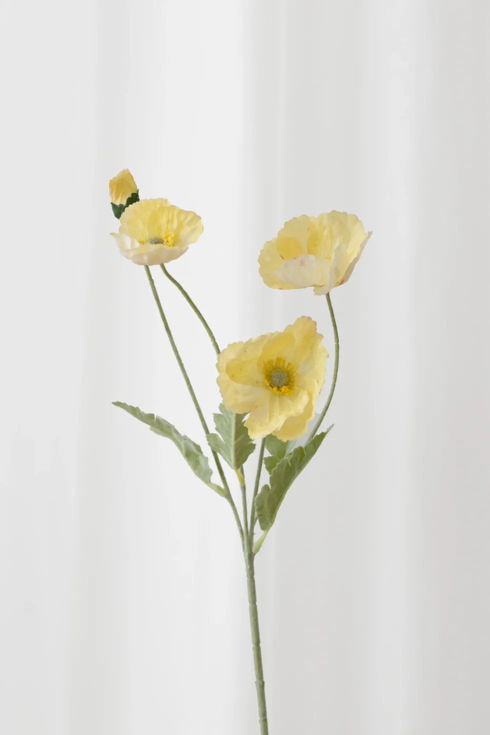 Valmue Kunstig Blomst - Gul