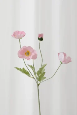 Valmue Kunstig Blomst - Pink